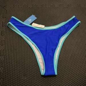 Cupshe Women’s size XL bottom. Colorblock Low Rise Cheeky Bikini Bottoms.